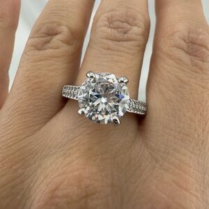 Wedding Silver Color Women's Ring